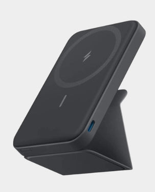 Anker 622 MagGo 5000mah Power Bank | USB-C And Magnetic Charging | 7.5W | Foldable Stand | A1614H13 - Black